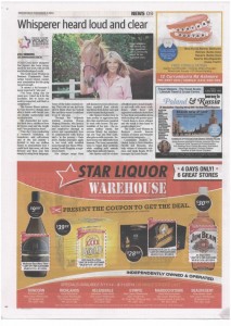 Gold Coast SUN Wednesday 05112014 Community Dedication Award Winner Sue Spence page 9 LR